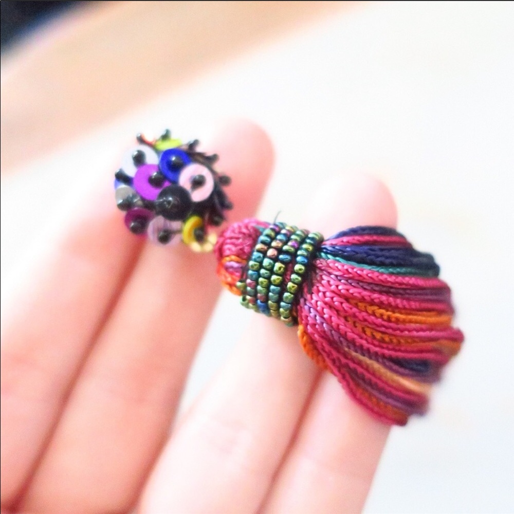⚡️Artisan Handcrafted Tassel Earrings - Picture 8 of 8